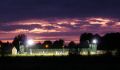 Sunset on Netball night