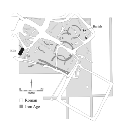 Plan of the excavation site