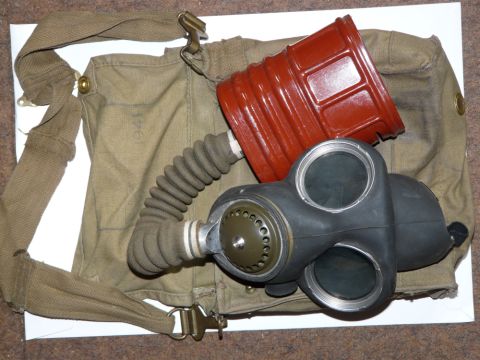 Ralph Parishs Home Guard Gas Mask