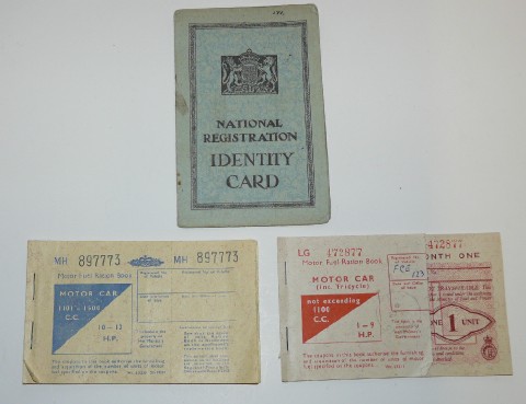 Identity card and Ration Books