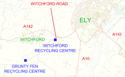 Location of new recycling centre